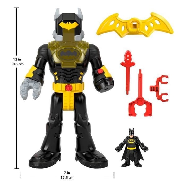 Fisher-Price-DC Super Friends Batman i sin Exoskeleton-robot - Imaginext - HYG31