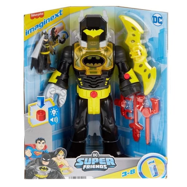 Fisher-Price-DC Super Friends Batman i sin Exoskeleton-robot - Imaginext - HYG31