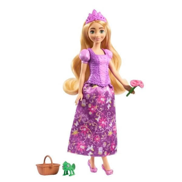 Disney Prinsesser - Rapunzel Picnic og Kunstdukke - Sæt - 3 år+ - JBG09