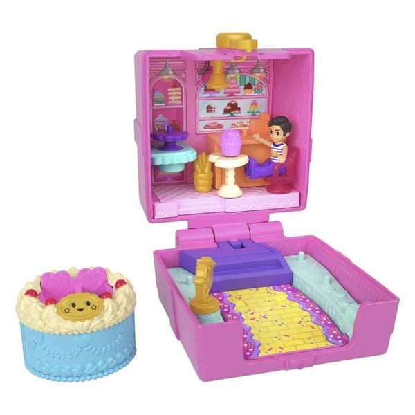 Polly Pocket Multifacetteret Legesæt - Biler og Minifigurer - JCR44 Tilfældig Model - Alder 4+