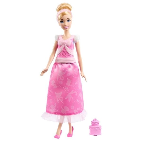 Disney Prinsesse Askepot Dukke og Outfits Sæt med Tilbehør - Alder 3+ - JCR95