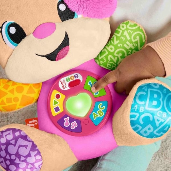 Fisher-Price-Skratta & Lär-Syster Progressiv Utveckling-Musikalisk Plysch JFD31