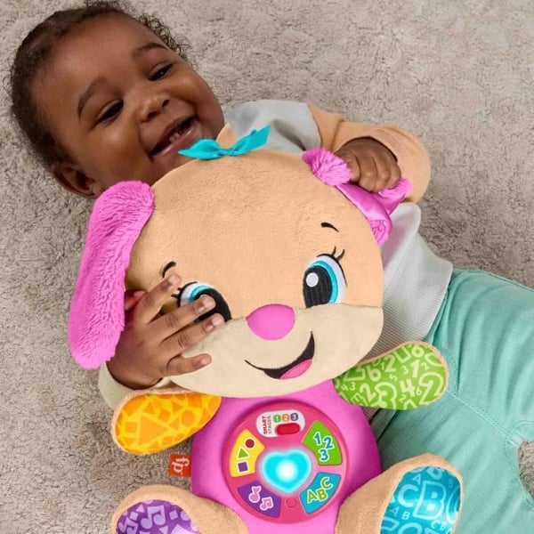 Fisher-Price-Skratta & Lär-Syster Progressiv Utveckling-Musikalisk Plysch JFD31