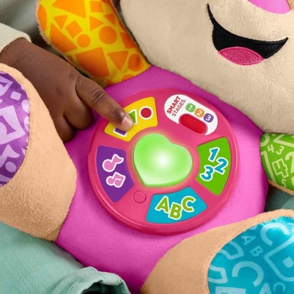 Fisher-Price-Skratta & Lär-Syster Progressiv Utveckling-Musikalisk Plysch JFD31