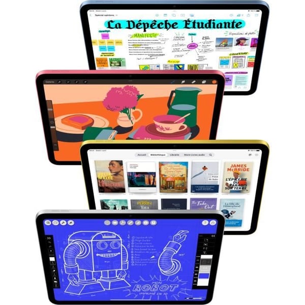 APPLE - iPad A16 (2025) - 11 - Wi-Fi + Cellular - 128 Gt - Sininen