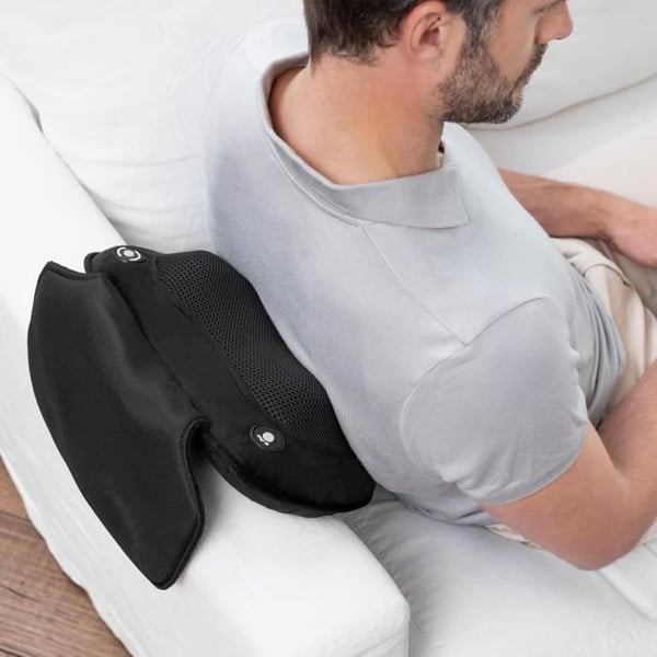 MEDISANA MC 850 - Shiatsu-hierontatyyny hartioille, selälle, jaloille ja niskalle - 2 nopeutta - Lämpötoiminto - Joustava pehmuste