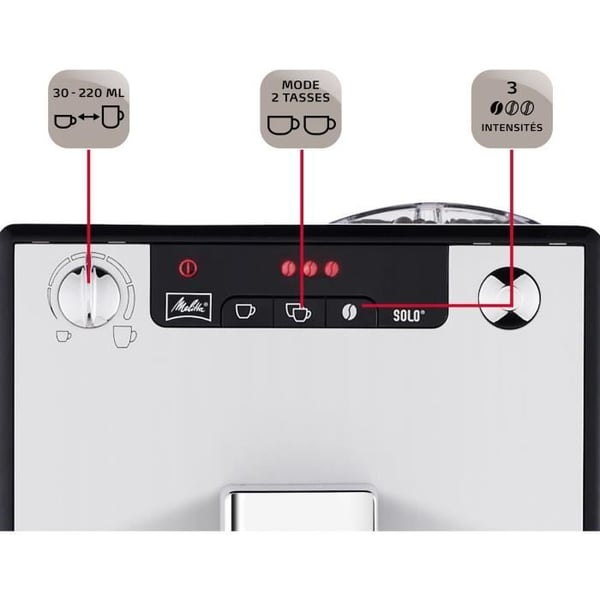 Melitta Solo Kaffemaskin - Silver