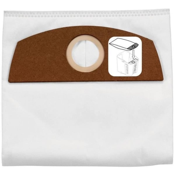 5 dammsugarfilterpåsar av non-woven-tyg - METABO - Non-woven - Papper