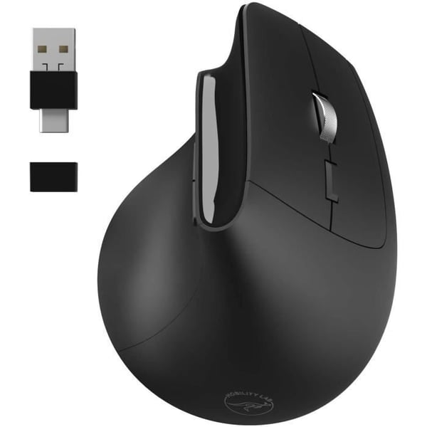 Trådlös ergonomisk mus - MOBILITY LAB - ML313139 - Plug & Play. Ingen drivrutin krävs Trådlös ergonomisk mus - MOBILITY LAB - ML313139 - Plug & Play. Ingen drivrutin krävs