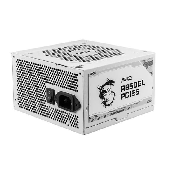 MSI - MAG A850GL PCIE5 WHITE - Sisäinen virtalähde - 850W