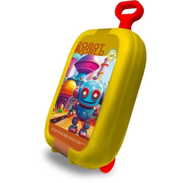 Vagn - MULTITRYCK - 64010 - 7 robotstämplar, 5 pennor, 18 tuschpennor