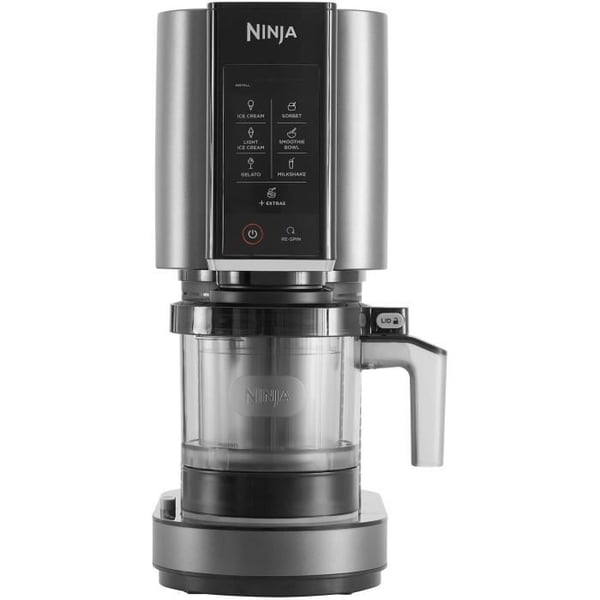 NINJA Glassmaskin - Creami NC300EU - 6 program - 473 ml kapacitet - Upp till 1,4 l glass - 3 skålar ingår