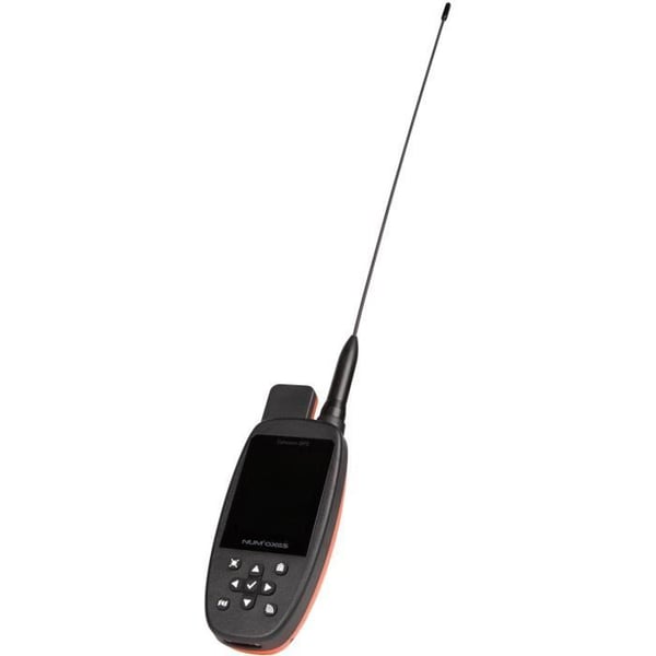 Komplet sæt halsbånd - GPS-tracker - NUM'AXES - CANICOM GPS 2 - Sort / Orange