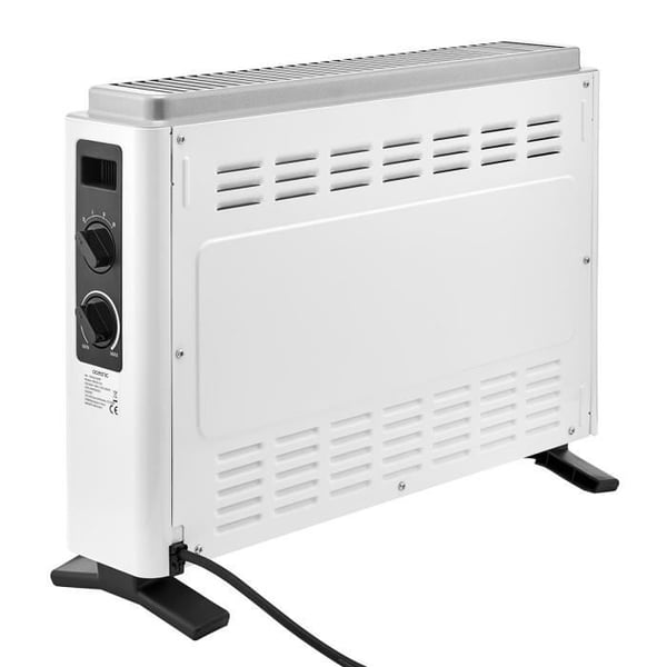OCEANIC 2000W elektrisk konvektorvärmare - 3 effektnivåer - Mobil - Vit
