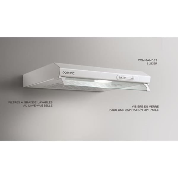 OCEANIC OCEAHT205W emhætte - 60 cm
