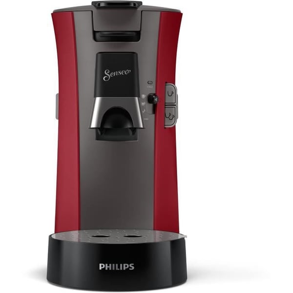 SENSEO kapselkaffemaskine - PHILIPS - CSA240/91 - Select Eco - 1450 W - Intens rød