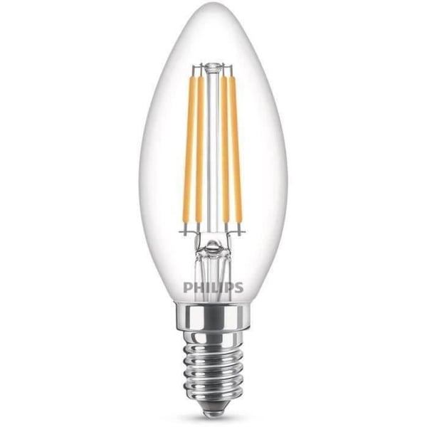 PHILIPS Ikke-dæmpbar LED-pære - E14 - 60W - Kold hvid