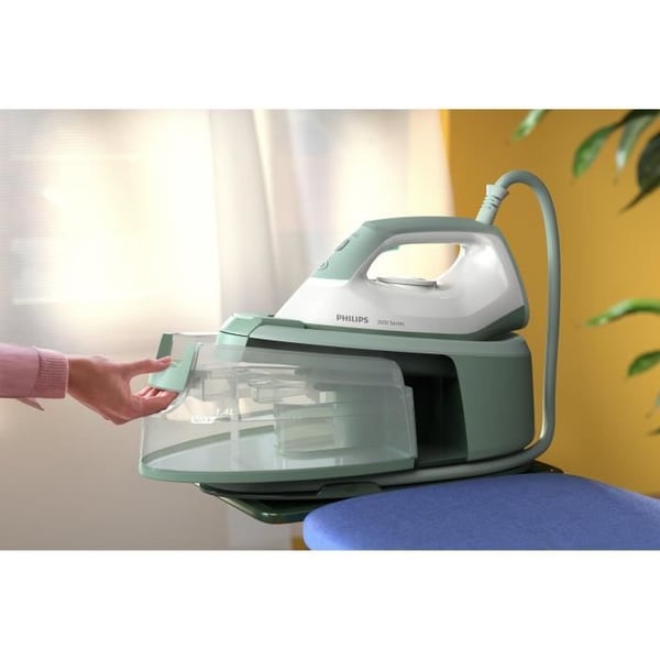 PHILIPS PSG3010/70 Dampgenerator - Kompakt og praktisk - 1,2 l vandtank - Presseeffekt - Intelligent antikalksystem
