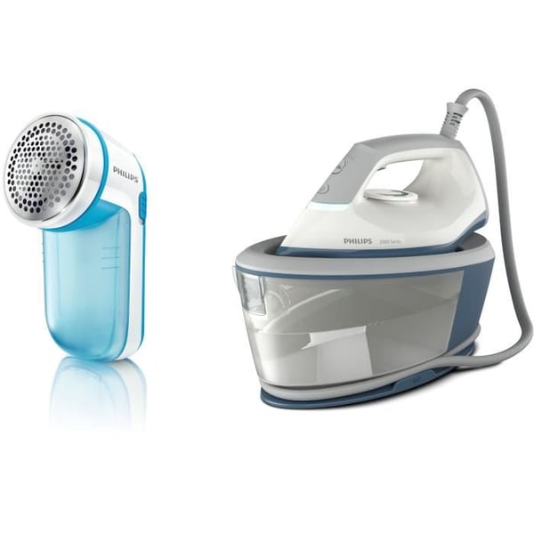 Höyrystin + nukkanpoistoaine - PHILIPS BXA0019/00 - Kompakti - 6 palkkia - Puristusteho 300 g/min - Jatkuva höyryntuotto 110 g/min
