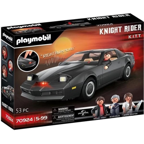 PLAYMOBIL 70924 K2000. Ridderen KITT. Klassiske biler. Samlerbil. Voksen