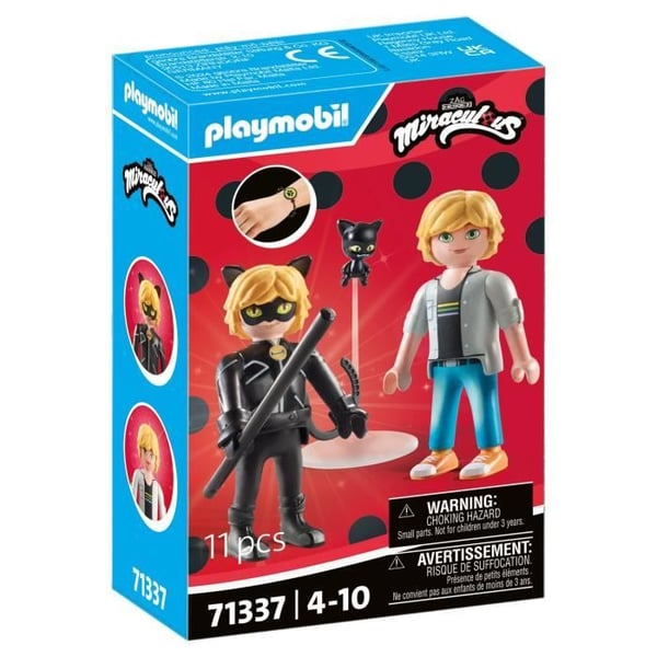 PLAYMOBIL 71337 Mirakuløst: Adrien & Cat Noir