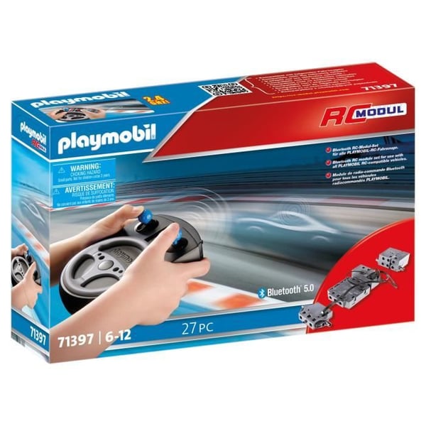 PLAYMOBIL 71397 RC-radiostyringsmodul. Kompatibel med mange køretøjer. Fra 6 år.