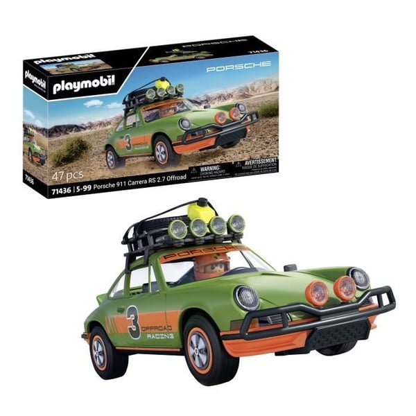 PLAYMOBIL 71436 Porsche 911 Carrera RS 2.7 Offroad Edition. Klassiske biler. Voksen. Samlerbil