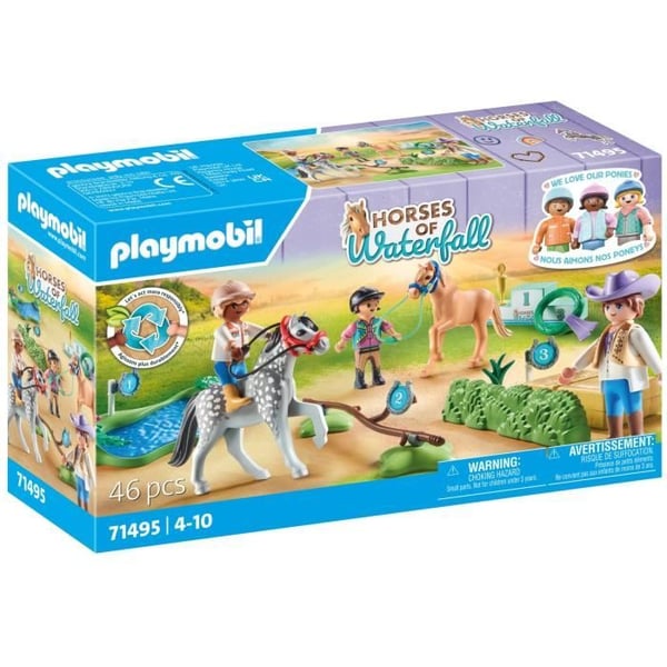 PLAYMOBIL 71495 Ponyryttere og springning