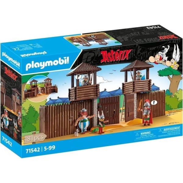 PLAYMOBIL 71542 Romersk Lejr. Asterix. Tegneseriefigurer. 181 dele. Fra 5 år
