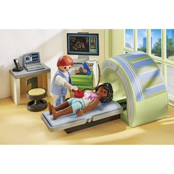 PLAYMOBIL 71618 Medicinsk scanner med patient. City Life. Hospital. 29 dele. Fra 4 år.
