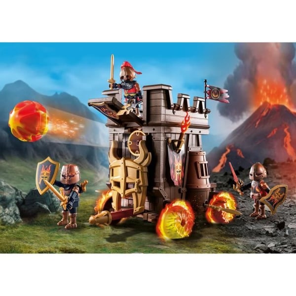 PLAYMOBIL 71643 Burnham Raiders stridsvagn med kanon. Novelmore. 68 delar. Från 4 år