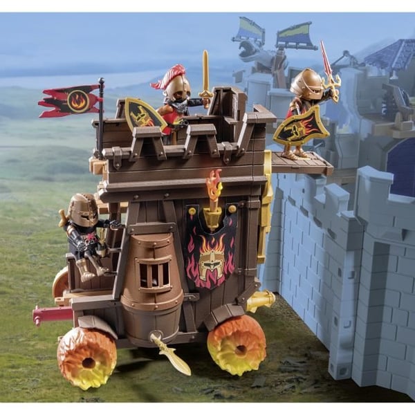 PLAYMOBIL 71643 Burnham Raiders stridsvagn med kanon. Novelmore. 68 delar. Från 4 år
