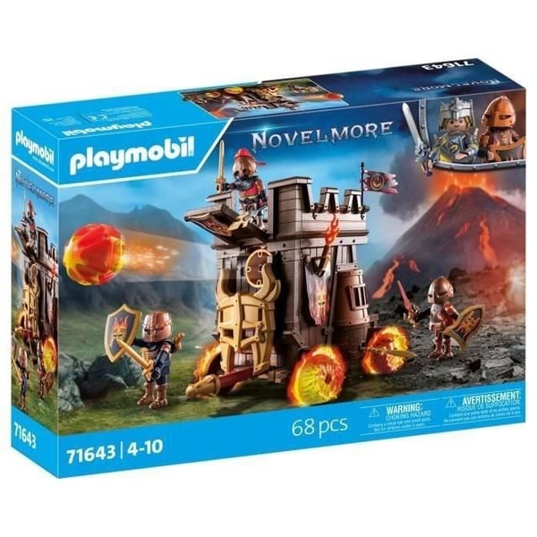 PLAYMOBIL 71643 Burnham Raiders stridsvagn med kanon. Novelmore. 68 delar. Från 4 år