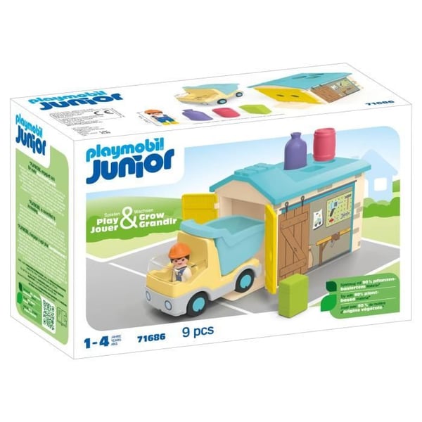 PLAYMOBIL Junior 71686 Lastbil- og værkstedsarbejder. Disney. Fra 12 måneder