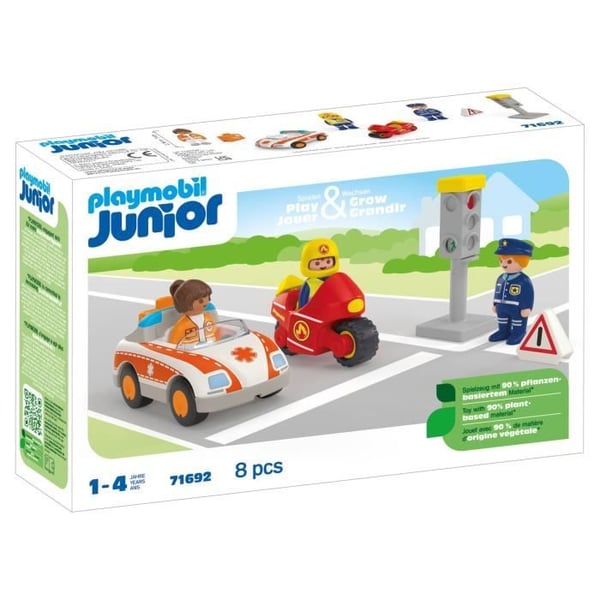 PLAYMOBIL Junior 71692 Hverdagens Helte. Fra 12 måneder