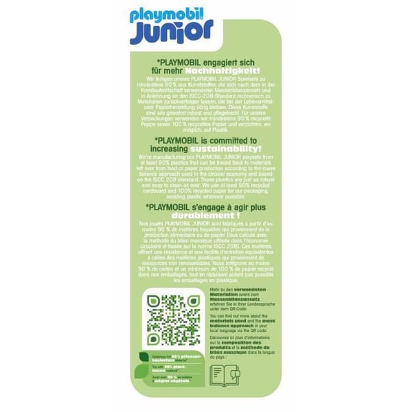 PLAYMOBIL Junior 71706 Minnie ja poiju. Kelluu vedessä. Kylpylelu. Junior & Disney. 12 kuukauden iästä alkaen.