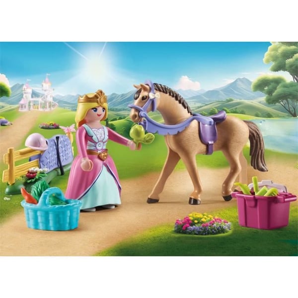 PLAYMOBIL 71801 Prinsessryttare. Häst- och ridutrustning. Prinsessmagi. 39 delar. Från 4 år