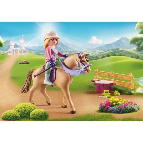 PLAYMOBIL 71801 Prinsessryttare. Häst- och ridutrustning. Prinsessmagi. 39 delar. Från 4 år