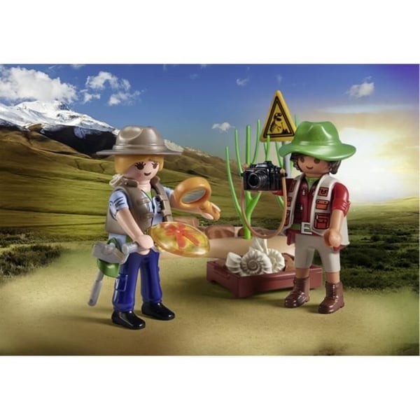 PLAYMOBIL 71805 Forskere og palæontologisk område med fossiler. Mit liv. Dinosaurer. 41 dele. Fra 4 år