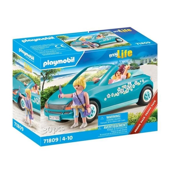 PLAYMOBIL 71809 Cabriolet og Piger med Selfiestang. Mit Liv. 30 Dele. Fra 4 år