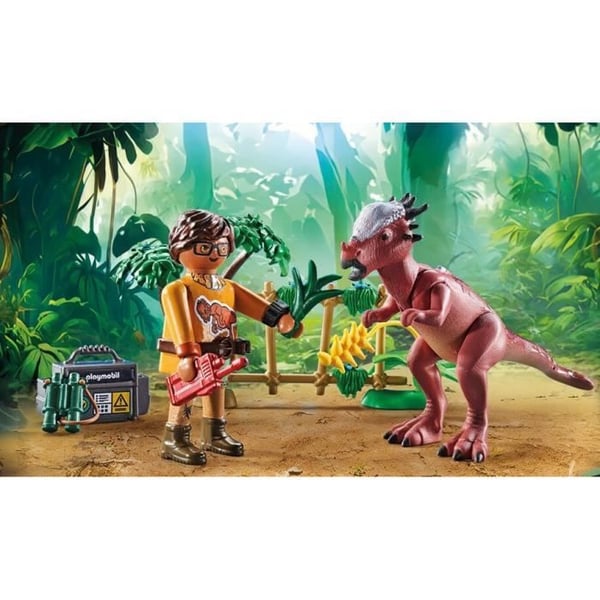 PLAYMOBIL 71822 Stygimoloch. Forskare och tillbehör. Dinosaurier. 37 delar. Från 4 år.