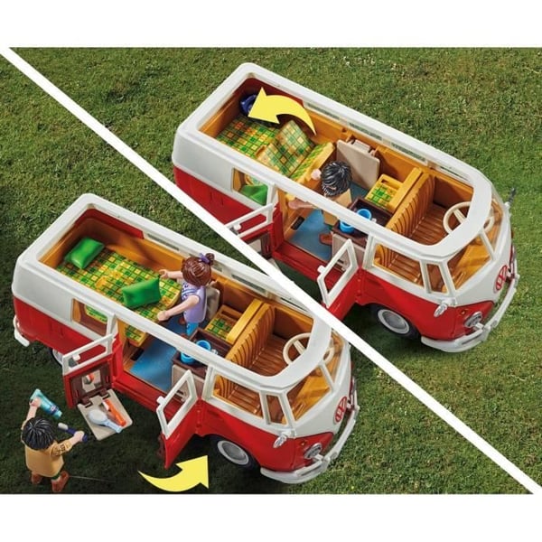 PLAYMOBIL 70176 Volkswagen T1 Kombi. Klassiske biler. Voksen. Samlerbil