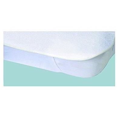 Vattentätt madrasskydd Elasretane frotté 100% bomull 80x190 cm vit