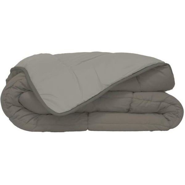 CALGARY Lämmin mikrokuitupeitto 400g/m² Taupe & Pellava 240x260cm