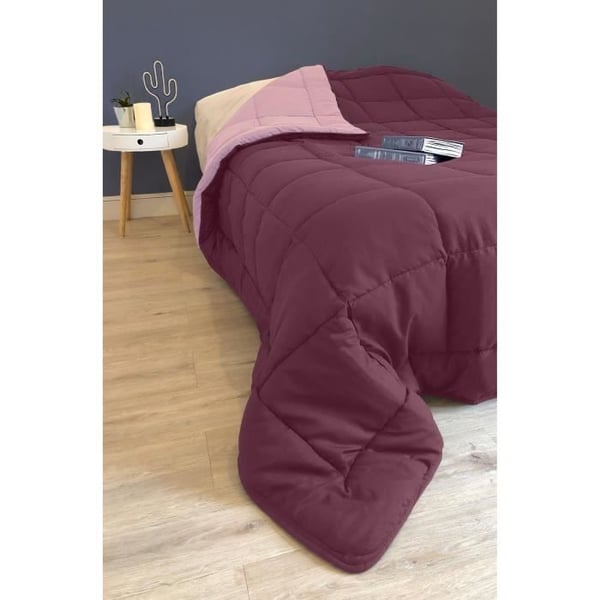 CALGARY Plum & Parma 400g/m² mikrokuitupeitto 240x260cm
