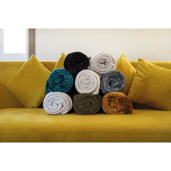 TOISON D'OR - Peitto - Mikroflanelli - 130x170cm - Musta