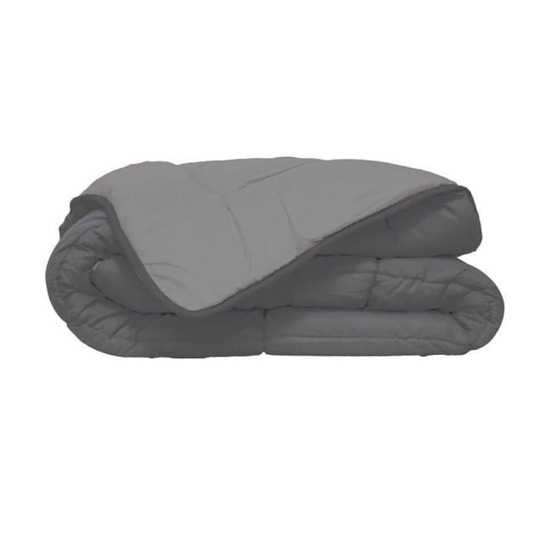 HUDSON Letvægts Mikrofiber Dynebetræk 200g/m² 220x240cm Grå & Sølv HUDSON Letvægts Mikrofiber Dynebetræk 200g/m² 220x240cm Grå & Sølv