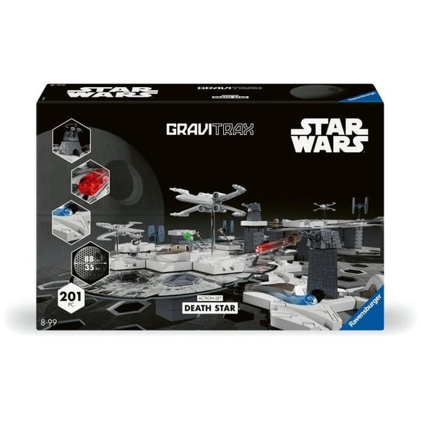 Ravensburger-Gravitrax Star Wars Set-188 delar-Marmorbana-Bygglespel-Marmorbana-Åldrar 8+-23860