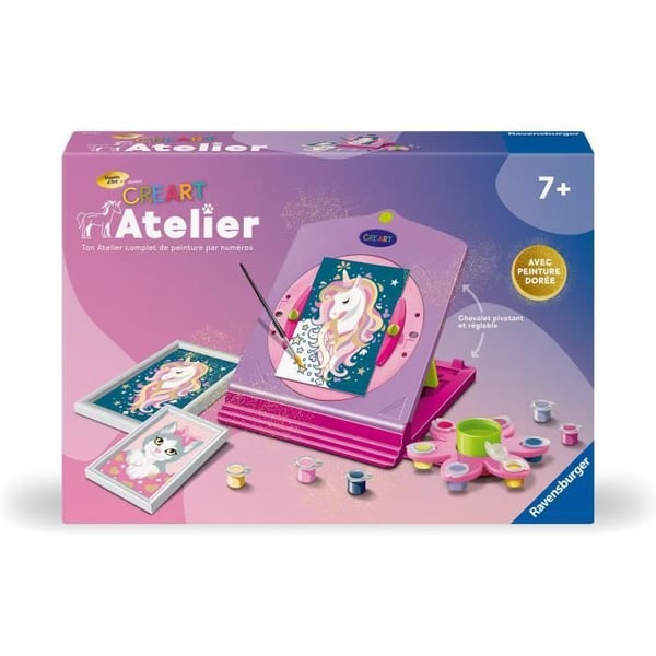 CreArt Atelier. ArtNumber. Kreativ fritid. Mal efter nummer-sæt. Fra 7 år. 25574. Ravensburger
