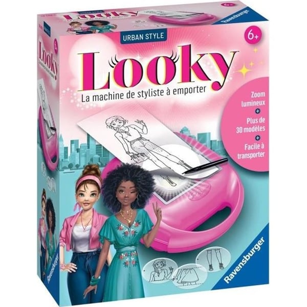 Ravensburger - Looky Midi Urban Style - Modetegnemaskine til børn fra 6 år